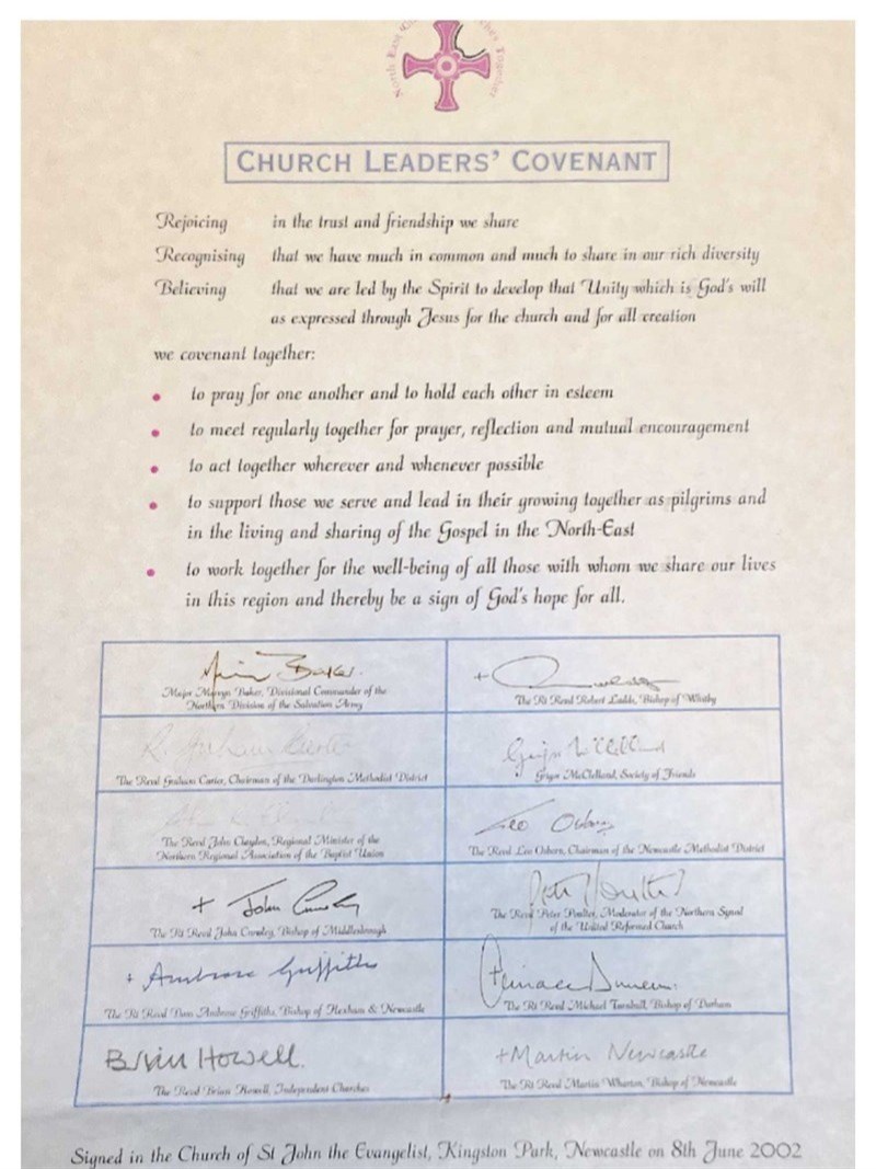 Church Leader Covenant NECCT 2
